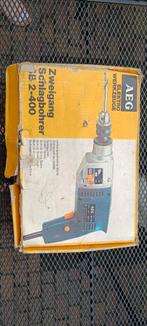 AEG SB 2-400 Klopboormachine Vintage, Boormachine, Gebruikt, Ophalen of Verzenden, Minder dan 400 watt
