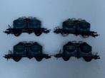 Set van 4 Lima silo wagons, Gelijkstroom, Overige typen, Ophalen of Verzenden, Zo goed als nieuw