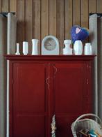 Witte retro/vintage vazen, Overige kleuren, Ophalen of Verzenden, Minder dan 50 cm, Glas