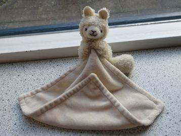Knuffeldoek met lama of alpaca van Prenatal zacht velours beschikbaar voor biedingen