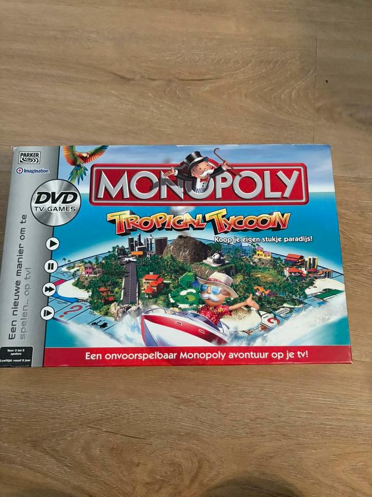 Monopoly Tropical lagoon, Hobby en Vrije tijd, Gezelschapsspellen | Kaartspellen, Zo goed als nieuw, Ophalen of Verzenden