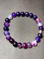 Handgemaakte natuursteen armband akik bileklik incl doos, Ophalen of Verzenden, Zo goed als nieuw, Overige materialen