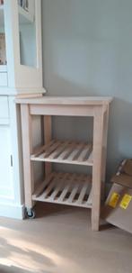 Bekväm keukentrolley roltafel berken ikea NIEUW, Ophalen, Nieuw, 50 tot 100 cm, Minder dan 100 cm