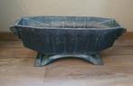 Zwart geëmailleerde Franse art deco jardinière, Antiek en Kunst, Ophalen of Verzenden
