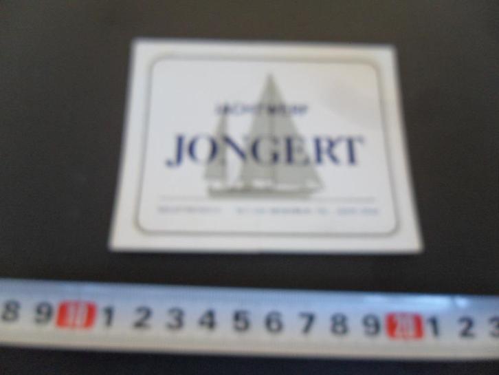 sticker medemblik jachtwerf jongert, Verzamelen, Stickers, Zo goed als nieuw, Ophalen
