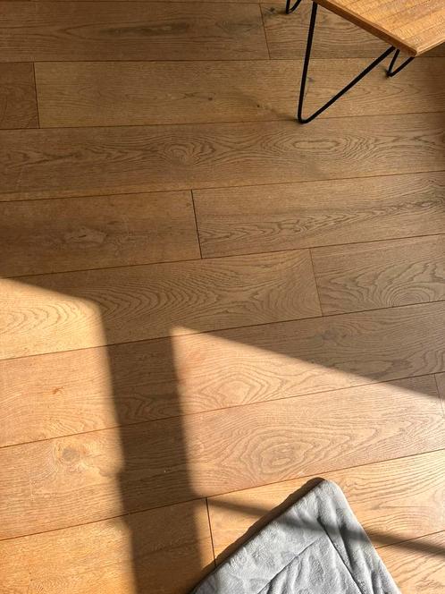 Eiken lamelparketvloer 40m2 gebruikt, nog prachtig!, Huis en Inrichting, Stoffering | Vloerbedekking, Gebruikt, Parket, 25 tot 50 m²