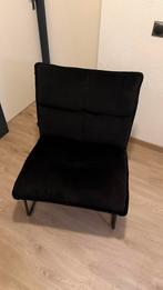 Bronx71 velvet fauteuil zwart malaga, Huis en Inrichting, Ophalen, Zo goed als nieuw, Zwart, Eén