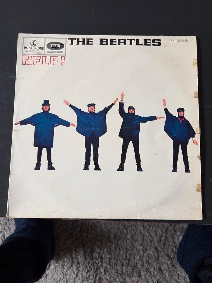 The Beatles - Help! Mono Persing (PMC 1255), Cd's en Dvd's, Vinyl | Pop, Gebruikt, 1960 tot 1980, 12 inch, Ophalen of Verzenden