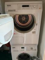 Miele droger en wasmachine, Witgoed en Apparatuur, Wasdrogers, Ophalen, Zo goed als nieuw, Condens, 85 tot 90 cm