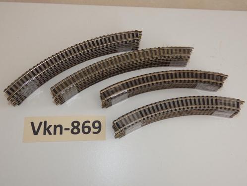 Vk-869 N Spoor Gebogen Rails 9120/25 Fleischmann Piccolo LB, Hobby en Vrije tijd, Modeltreinen | N-Spoor, Gebruikt, Rails, Gelijkstroom