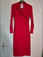 Rode jurk met V-Hals H&M maat M, Nieuw, Maat 38/40 (M), H&M, Ophalen of Verzenden