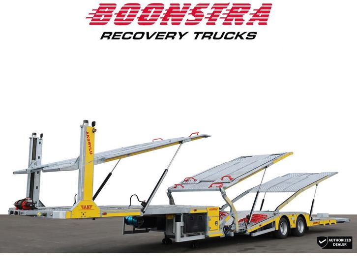 AKSOYLU AKT2 6-Car Transport 2x Winch Remote TPMS SOFORT VER, Auto's, Vrachtwagens, Bedrijf, Te koop, ABS, Aanhangers en Opleggers