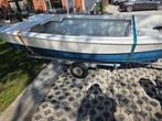Polyester bootje met trailer - Opknapper, Ophalen, Gebruikt
