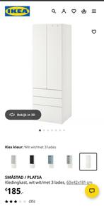 2x SMASTAD KINDERKAST, Huis en Inrichting, Kasten | Kledingkasten, Ophalen, 50 tot 100 cm, Zo goed als nieuw, Minder dan 100 cm