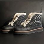 Coach Imani Boot Signature Jacquard Zwart, Kleding | Dames, Zwart, Lage of Enkellaarzen, Nieuw, Ophalen of Verzenden