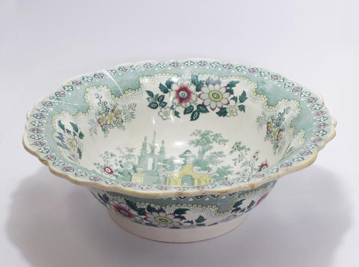 Mason 's ironstone China kom - zeldzaam transferware print, Antiek en Kunst, Antiek | Servies los, Ophalen