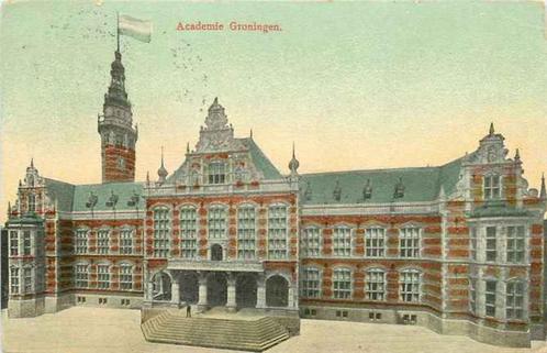 (301-015-041) Groningen Academie, Verzamelen, Ansichtkaarten | Nederland, Groningen, Verzenden