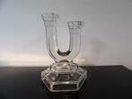 Art Deco Kandelaar Walther, transparant, Ophalen of Verzenden, Glas