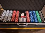 Pokerkoffer 500 fiches, Ophalen of Verzenden, Zo goed als nieuw