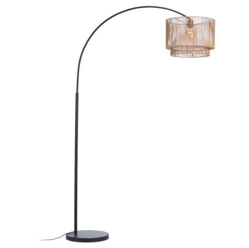 Boog lamp, Huis en Inrichting, Lampen | Vloerlampen, Zo goed als nieuw, 150 tot 200 cm, Metaal, Stof, Ophalen