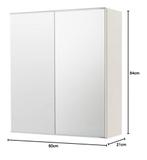 Medicijnkast met spiegel, Ophalen, 50 tot 100 cm, Minder dan 25 cm, Minder dan 100 cm