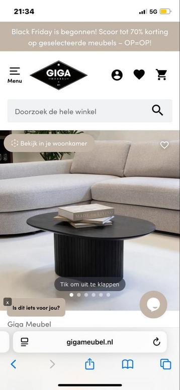 Mango Houten Salontafel - Stijlvol & Uniek