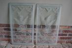 Set van 2 antieke gespiegelde Art Deco geslepen ruiten, Ophalen, Gebruikt, Minder dan 80 cm, Minder dan 80 cm