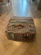 Marokkaanse poef, Verzenden, Zo goed als nieuw, Rond, Minder dan 50 cm