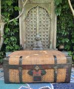 Chinese koffer riet kist China chinees groot xxl, Verburgt Vintage, Gebruikt, 50 tot 100 cm, Ophalen of Verzenden