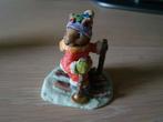 Beeldje muisje op ski´s, Ophalen of Verzenden, Zo goed als nieuw, Dier