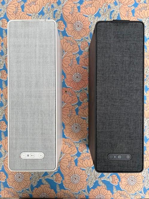 3x IKEA Symfonisk WiFi Speaker – Sonos | 2x Wit + 1x Zwart, Audio, Tv en Foto, Luidsprekers, Zo goed als nieuw, Front, Rear of Stereo speakers