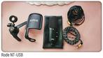 Rode NT-USB + Shockmount, Muziek en Instrumenten, Microfoons, Ophalen of Verzenden, Gebruikt, Studiomicrofoon