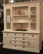 Buffetkast Chic landelijk XO Interiors RAL 9010, Ophalen, 150 tot 200 cm, 150 tot 200 cm, 25 tot 50 cm