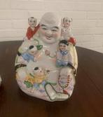 Lachende Boeddha 5 kinderenfamilies Rose Chinees porselein, Ophalen of Verzenden