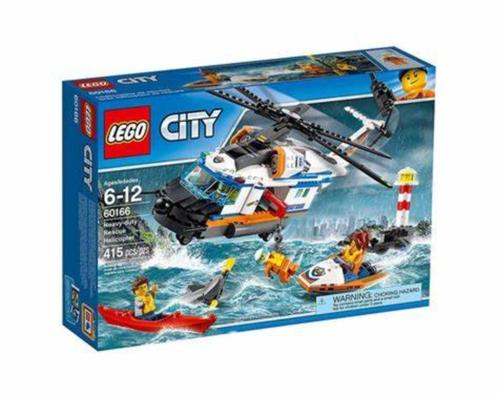 Lego City 60166 Coast Guard Heavy Duty Helicopter, Kinderen en Baby's, Speelgoed | Duplo en Lego, Zo goed als nieuw, Lego, Complete set