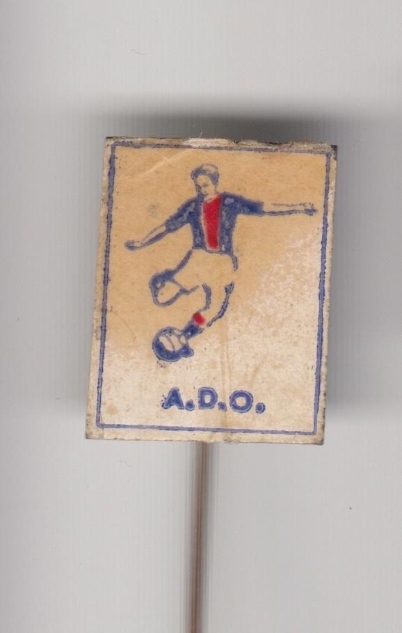 Voetbal Den Haag Ado speldje, Verzamelen, Speldjes, Pins en Buttons, Gebruikt, Speldje of Pin, Overige onderwerpen, Ophalen of Verzenden