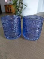 WAXINELICHTHOUDERS - SCANDINAVIAN STYLE, Overige materialen, Blauw, Nieuw, Ophalen of Verzenden