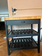 Gebruikte Vadholma keukenblok, Huis en Inrichting, Ophalen, Gebruikt, Zwart, 50 tot 100 cm