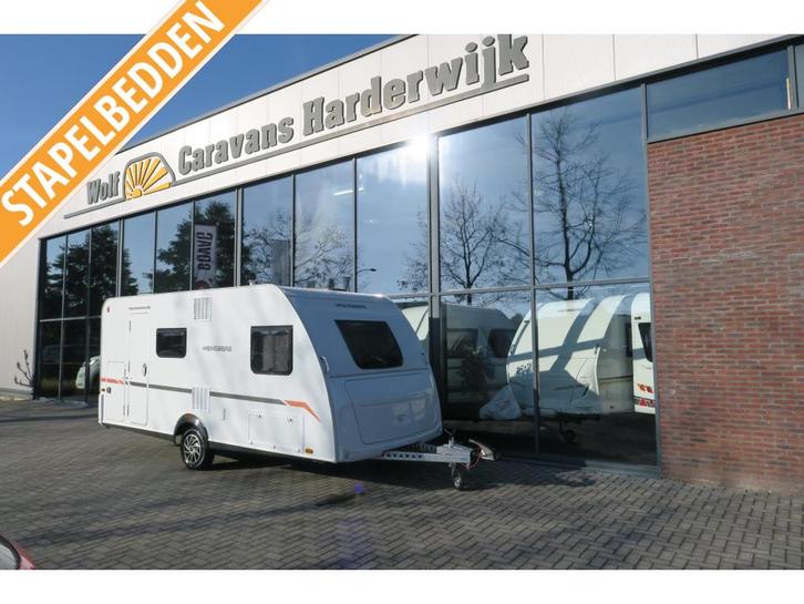 Weinsberg CaraCito 470 QDK STAPELBED+GARAGE+VASTBED, Caravans en Kamperen, Caravans, Bedrijf, 1000 - 1250 kg, Treinzit, Overige merken