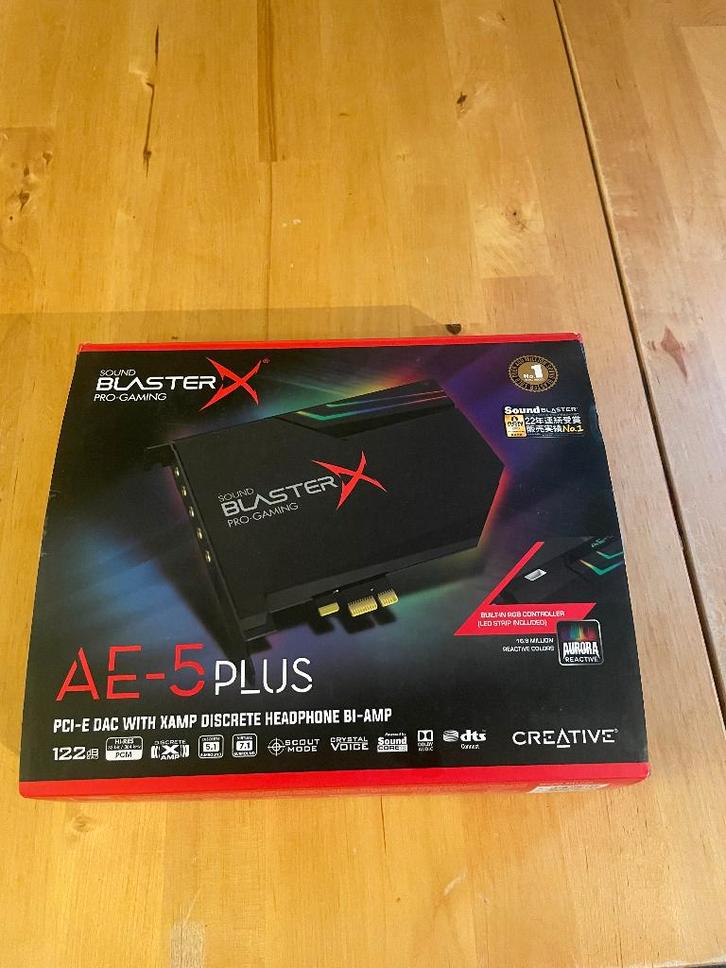 sound blaster pro gaming ae 5 plus, Computers en Software, Geluidskaarten, Gebruikt, Intern, Ophalen of Verzenden