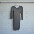 Vintage Dressing Jurk Maat S Grijs Ribstof Body Con Midi, Vintage Dressing, Verzenden, Zo goed als nieuw, Vd