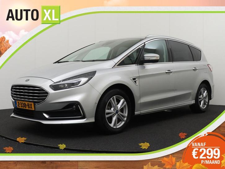 Ford S-Max 2.0D 150 PK Aut. Titanium Carplay Trekhaak Adapt., Auto's, Ford, Bedrijf, Te koop, S-Max, Achteruitrijcamera, Dodehoekdetectie
