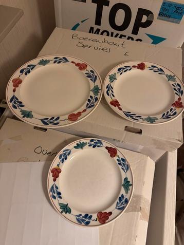 Compleet Boerenbont Servies - Royal Sphinx beschikbaar voor biedingen