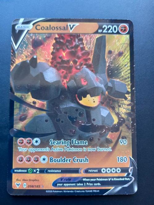 Coalossal 098/185 Vivid Voltage, Hobby en Vrije tijd, Verzamelkaartspellen | Pokémon, Zo goed als nieuw, Losse kaart, Ophalen of Verzenden