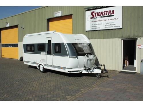 Hobby De Luxe 460 LU Enkele Mover Tent Thule, Caravans en Kamperen, Caravans, Bedrijf, tot en met 4, 1000 - 1250 kg, Rondzit, Hobby