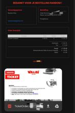 4 Walibi Holland Tickets 2025, Ophalen of Verzenden, Nieuw, USB, Walibi