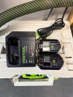Festool lader mxc met BP-XS accu’s zgan, Ophalen of Verzenden, Zo goed als nieuw