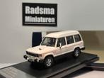 Mitsubishi Pajero wagon xl 1988 - wit - 1:43 Hi-Story, Auto, Nieuw, Ophalen of Verzenden, Hi-Story