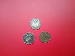 3x 5 cent uit 1950, 1953 en 1977, Postzegels en Munten, Munten | Nederland, Ophalen of Verzenden, Koningin Juliana, 5 cent, Losse munt