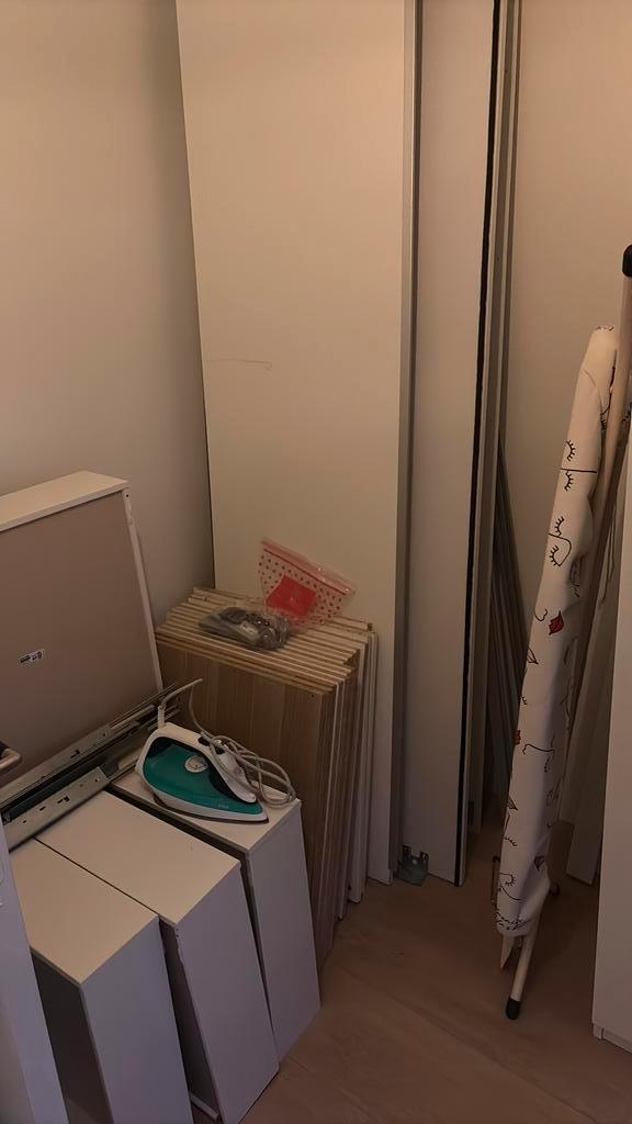 Ikea pax kast schuifdeur wit, Huis en Inrichting, Kasten | Kledingkasten, Zo goed als nieuw, 200 cm of meer, 50 tot 75 cm, Ophalen